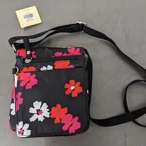 NWT Gal Nylon Floral Crossbody Bag